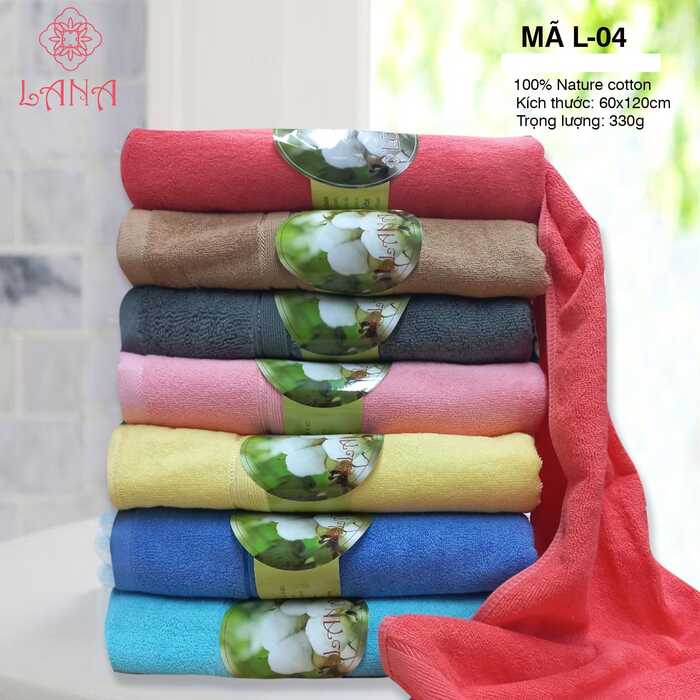 Khăn mặt sợi tre Lana